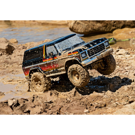 TRAXXAS TRX-4 FORD BRONCO 1979 CRAWLER 1/10 4X4 RTR CARROCERIA SIN CLIP - Imagen 11