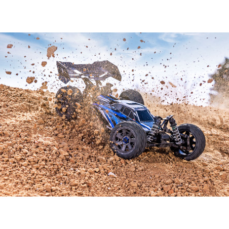 TRAXXAS JATO +COMBO Traxxas 2S (1 batería LiPO 2843X de 7,4 V y 1 batería 2970GX) TRAXXAS JATO 4x4 BL-2S BUGGY 1/8 AZUL - Imagen 10