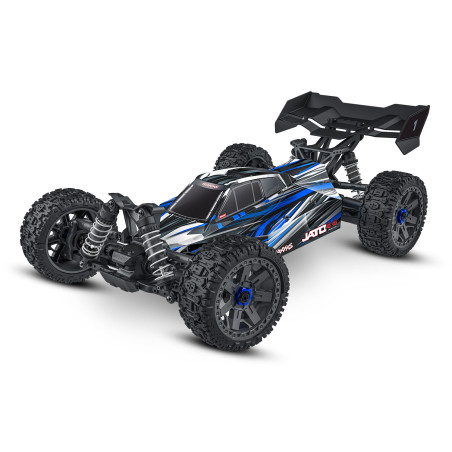 TRAXXAS JATO +COMBO Traxxas 2S (1 batería LiPO 2843X de 7,4 V y 1 batería 2970GX) TRAXXAS JATO 4x4 BL-2S BUGGY 1/8 AZUL - Imagen 5