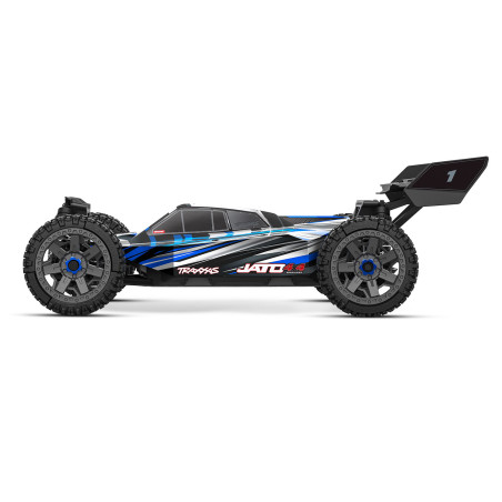 TRAXXAS JATO +COMBO Traxxas 2S (1 batería LiPO 2843X de 7,4 V y 1 batería 2970GX) TRAXXAS JATO 4x4 BL-2S BUGGY 1/8 AZUL - Imagen 4