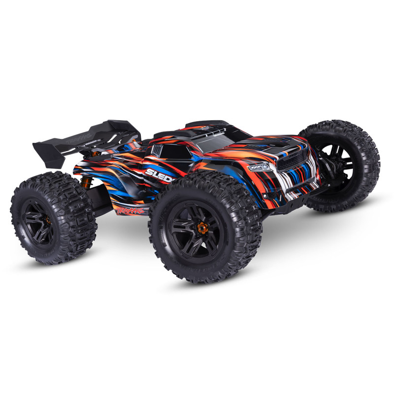 TRAXXAS SLEDGE CON CINTURON 1/8 6S RTR NARANJA - Imagen 1