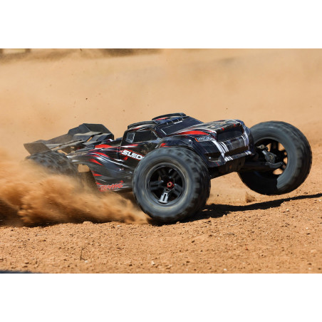 TRAXXAS SLEDGE CON CINTURON 1/8 BRUSHLESS 6S RTR ROJO - Imagen 12