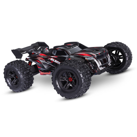 TRAXXAS SLEDGE CON CINTURON 1/8 BRUSHLESS 6S RTR ROJO - Imagen 1