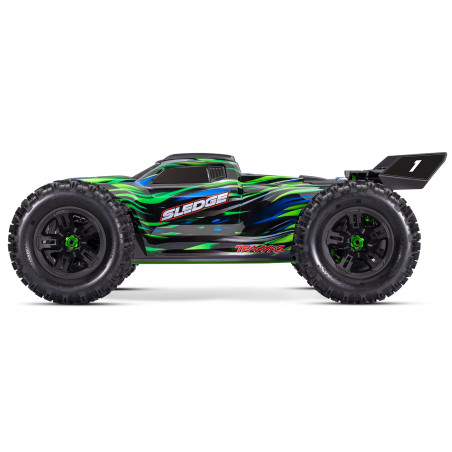 TRAXXAS SLEDGE CON CINTURON 1/8 BRUSHLESS 6S RTR VERDE - Imagen 3