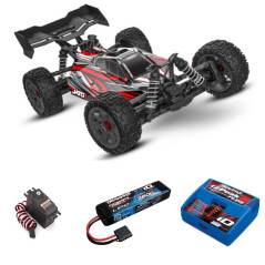 PACK TRAXXAS JATO 4x4 BL-2S BUGGY 1/8+SERVO TRX2075X+ LIPO 7600MAH Y CARGADOR TRX - Imagen 1