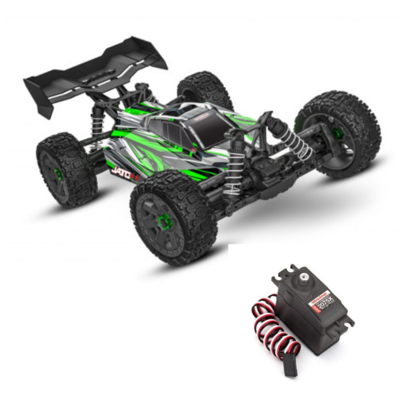 TRAXXAS JATO 4x4 BL-2S BUGGY 1/8 VERDE - Imagen 2