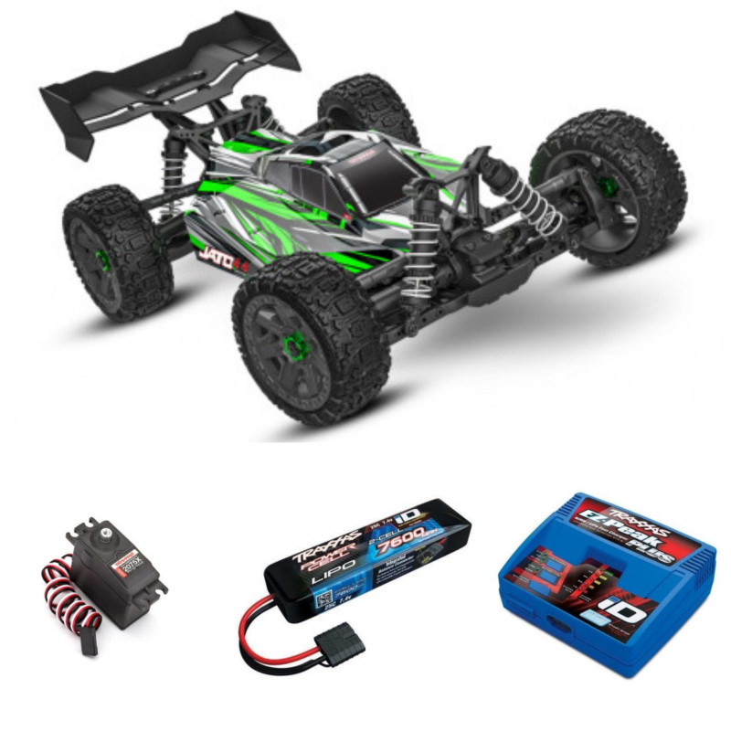 TRAXXAS JATO 4x4 BL-2S BUGGY 1/8 VERDE - Imagen 1
