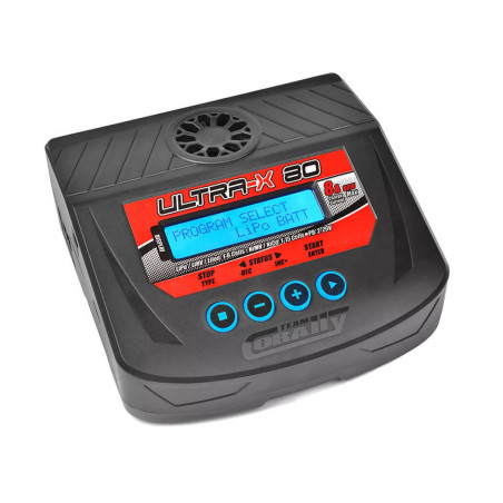 TEAM CORALLY CARGADOR DE EQUILIBRIO CA/CC ULTRA-X 80 80 W, 1-6 S, para Lixx, 1-15 Nixx, 2-20 V PB, versión AU - Imagen 1