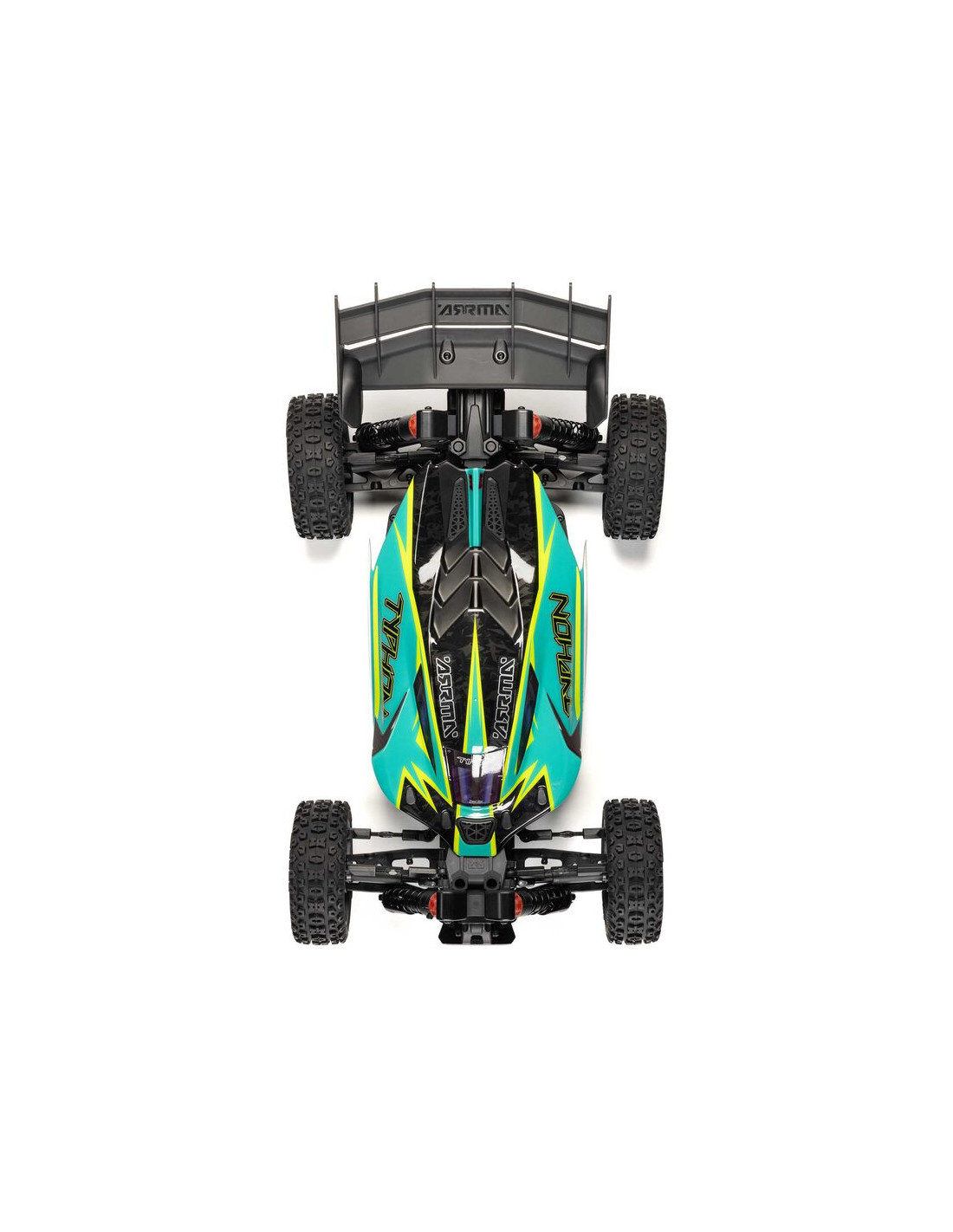 Scocca Arrma Typhon 4x4 223s (ARA4306V4) – Verniciata Verde Acqua, Senza Clip