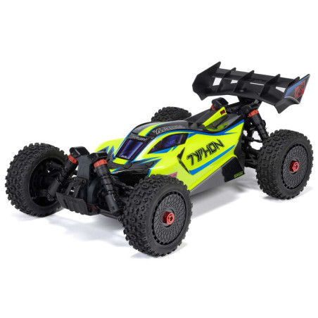 ARRMA TYPHON BUGGY BRUSHLESS 223S DSC 4X4 RTR1/8, AMARILLO - Imagen 1