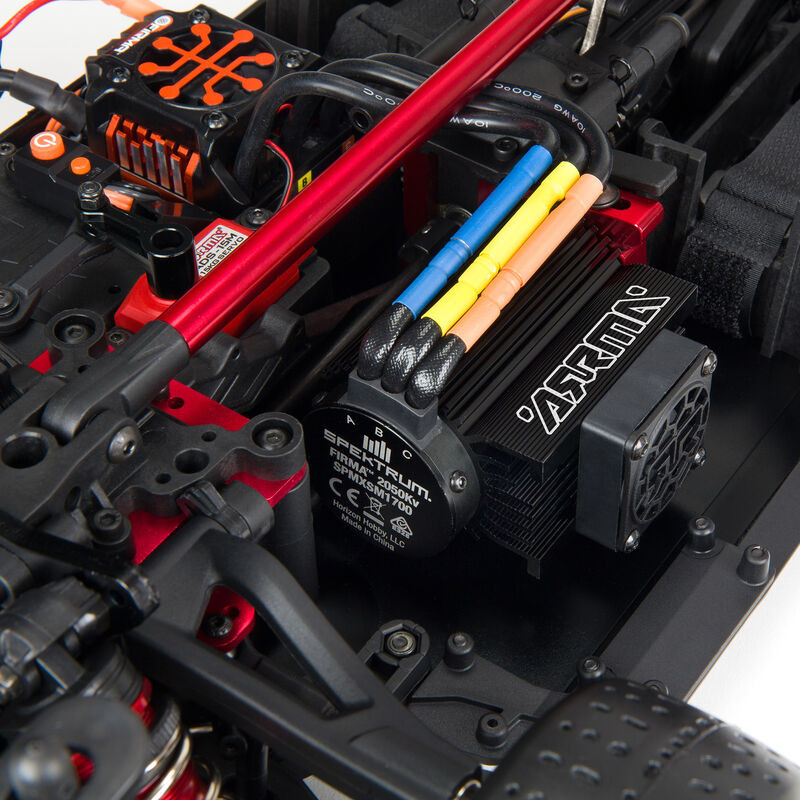 ARRMA INFRACCION 1/7 6S AVC 4X4 RTR 4WD BRUSHLESS,AZUL - Imagen 8