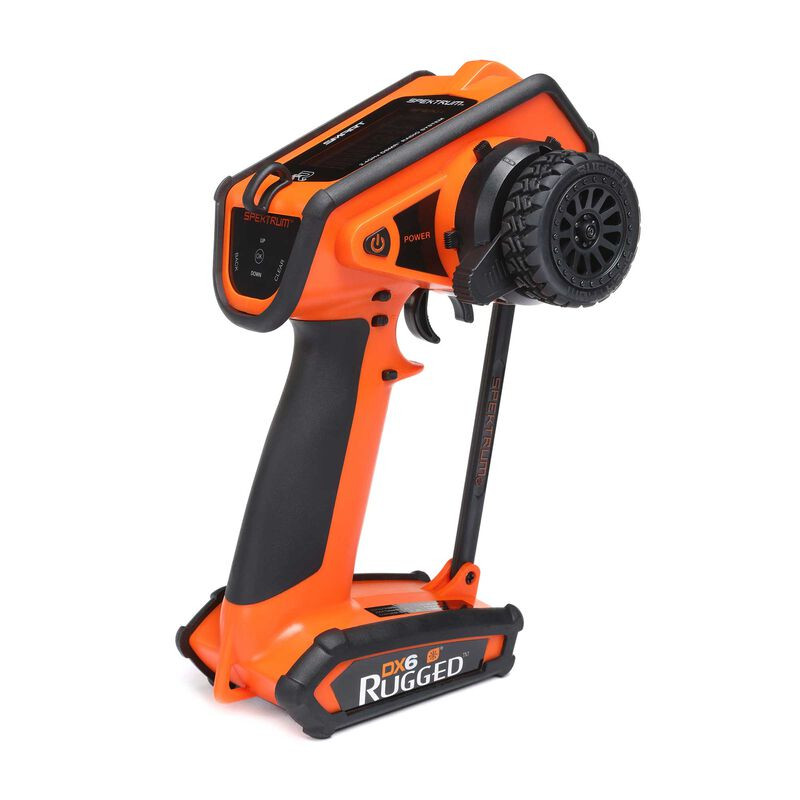 EMISORA DSMR resistente de 6 canales DX6, solo color naranja - Imagen 1