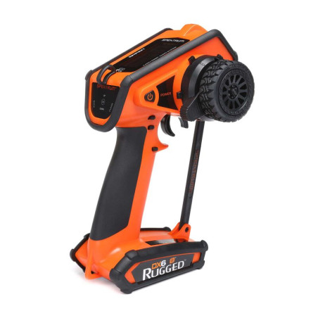 EMISORA DSMR resistente de 6 canales DX6, solo color naranja - Imagen 1