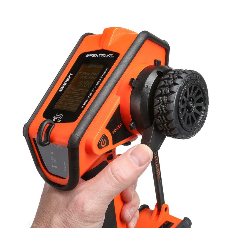 EMISORA DSMR resistente de 6 canales DX6, solo color naranja - Imagen 9