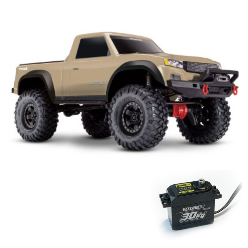 TRAXXAS TRX-4 SPORT 4WD RTR 1/10CARROCERIA SIN CLIP(CAMBIO DE SERVO A YELLOW 30KG INCLUIDO) - Imagen 1