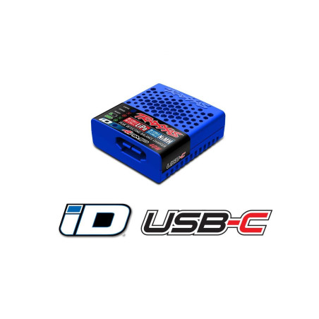 TRAXXAS Cargador, EZ-Peak, USB-C, 40 W, identificación automática de batería NiMH/LiPo iD TRX2985 - Imagen 1