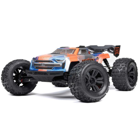 ARRMA KRATON 6S 4X4 RTR 1/8 BRUSHLESS 6S BLX V2, azul/naranja SIN BATERIA NI CARGADOR - Imagen 2