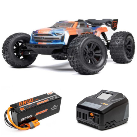 INCLUYE   Batería de polímero de litio Basher Smart G2 Pro de 22,2 V, 6800 mAh, 6S y 120 C: IC5+SPEKTRUM Smart S1100 G2 1x100W A - Imagen 1