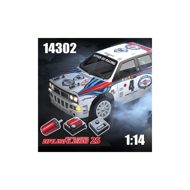 Hyper Go Rally - Lancia Delta Integrale® 1:14 Brushless con Giróscopo - Imagen 10