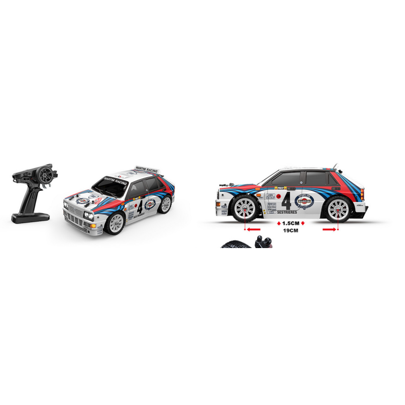 Hyper Go Rally - Lancia Delta Integrale® 1:14 Brushless con Giróscopo - Imagen 13