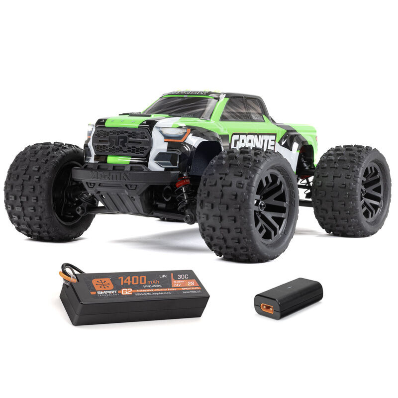ARRMA1/18 GRANITE GROM MEGA 380 MONSTER TRUCK RTR 4X4 BRUSHED+BATERIA Y CARGADOR - Imagen 1
