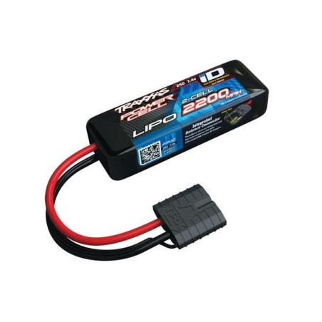 Celda de potencia LiPo 2200 mAh 7,4 V 2S 25C, todos los modelos 1/16 ID, TRX2820X - Imagen 1
