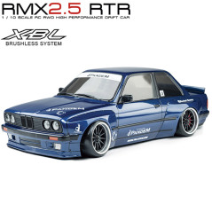 MST RMX 2.5 2WD 1/10 Drift Car RTR - Brushless 2.4G / Body E30RB (BMW M3) - Azul - Imagen 1