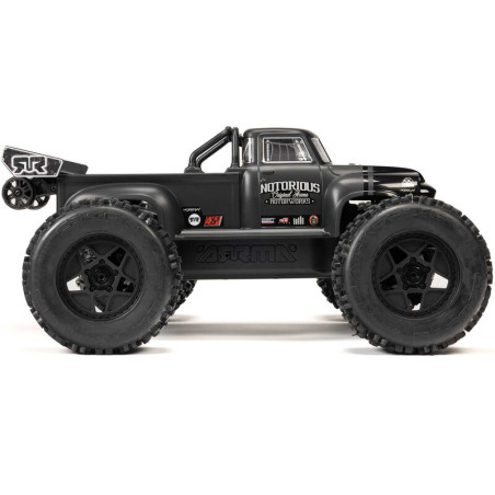 ARRMA NOTORIOUS 6S 4X4 RTR CAMION ACROBACIAS,BRUSHLESS 1/8 NEGRO - Imagen 1