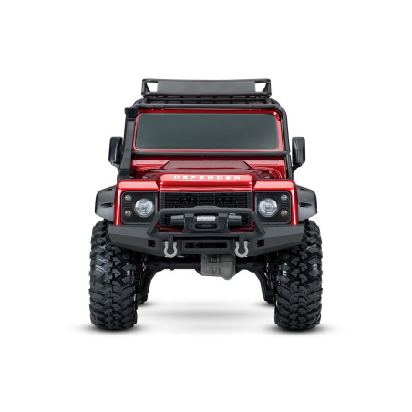 TRAXXAS TRX4 LAND ROVER DEFENDER CRAWLER 4X4 ,CARROCERIA SIN CLIP, 1/10 RTR ROJO INCLUYE CAMBIO DE SERVO ORIGINAL A YELLOW 30KG - Imagen 4
