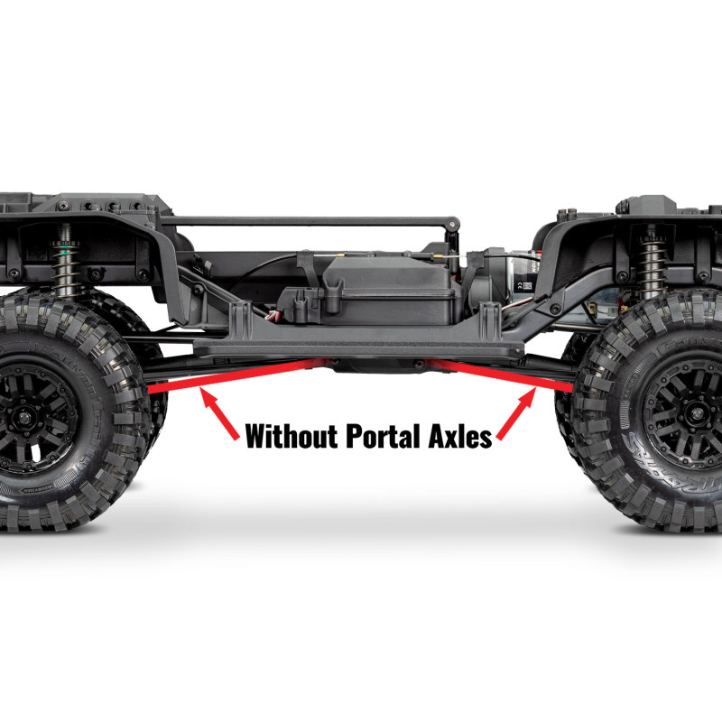 TRAXXAS TRX4 LAND ROVER DEFENDER CRAWLER 4X4 ,CARROCERIA SIN CLIP, 1/10 RTR GRIS INCLUYE CAMBIO DE SERVO ORIGINAL A YELLOW 30KG - Imagen 14