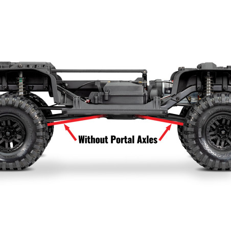 TRAXXAS TRX4 LAND ROVER DEFENDER CRAWLER 4X4 ,CARROCERIA SIN CLIP, 1/10 RTR GRIS INCLUYE CAMBIO DE SERVO ORIGINAL A YELLOW 30KG - Imagen 14