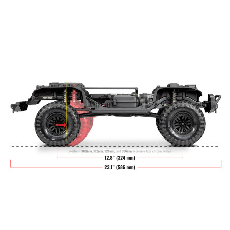 TRAXXAS TRX4 LAND ROVER DEFENDER CRAWLER 4X4 ,CARROCERIA SIN CLIP, 1/10 RTR GRIS INCLUYE CAMBIO DE SERVO ORIGINAL A YELLOW 30KG - Imagen 23