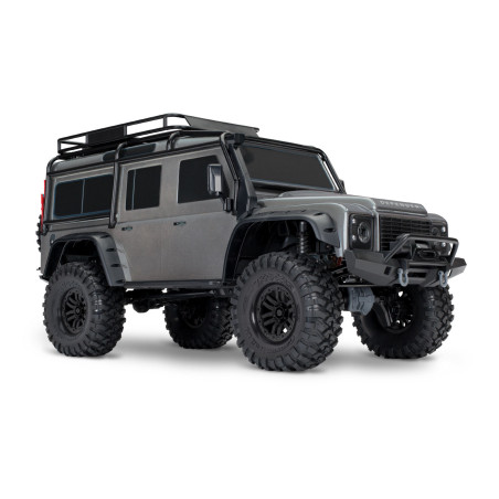 TRAXXAS TRX4 LAND ROVER DEFENDER CRAWLER 4X4 ,CARROCERIA SIN CLIP, 1/10 RTR GRIS INCLUYE CAMBIO DE SERVO ORIGINAL A YELLOW 30KG - Imagen 2