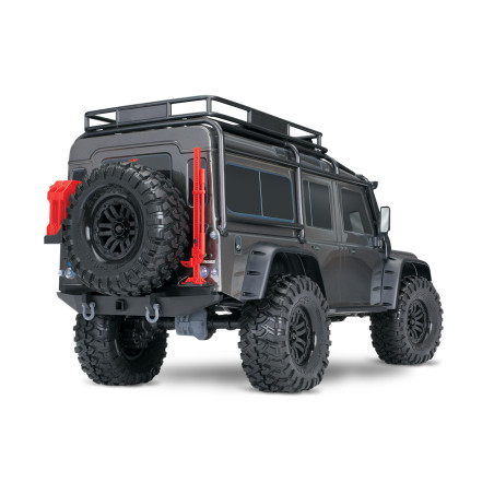 TRAXXAS TRX4 LAND ROVER DEFENDER CRAWLER 4X4 ,CARROCERIA SIN CLIP, 1/10 RTR GRIS INCLUYE CAMBIO DE SERVO ORIGINAL A YELLOW 30KG - Imagen 4