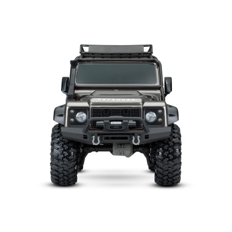 TRAXXAS TRX4 LAND ROVER DEFENDER CRAWLER 4X4 ,CARROCERIA SIN CLIP, 1/10 RTR GRIS INCLUYE CAMBIO DE SERVO ORIGINAL A YELLOW 30KG - Imagen 5