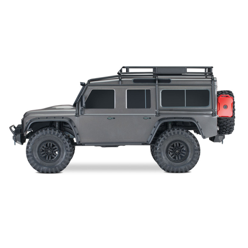 TRAXXAS TRX4 LAND ROVER DEFENDER CRAWLER 4X4 ,CARROCERIA SIN CLIP, 1/10 RTR GRIS INCLUYE CAMBIO DE SERVO ORIGINAL A YELLOW 30KG - Imagen 3