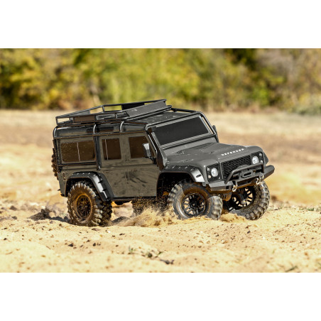 TRAXXAS TRX4 LAND ROVER DEFENDER CRAWLER 4X4 ,CARROCERIA SIN CLIP, 1/10 RTR GRIS INCLUYE CAMBIO DE SERVO ORIGINAL A YELLOW 30KG - Imagen 27
