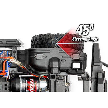 TRAXXAS TRX4 LAND ROVER DEFENDER CRAWLER 4X4 ,CARROCERIA SIN CLIP, 1/10 RTR SAND INCLUYE CAMBIO DE SERVO ORIGINAL A YELLOW 30KG - Imagen 4