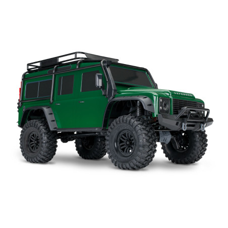 TRAXXAS TRX4 LAND ROVER DEFENDER CRAWLER 4X4 ,CARROCERIA SIN CLIP, 1/10 RTR VERDE - Imagen 2