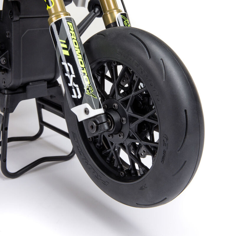 LOSI 1/4 Promoto-SM FXR Supermoto Motocicleta RTR (Batería y Cargador Incluidos), Color Blanco - Imagen 14
