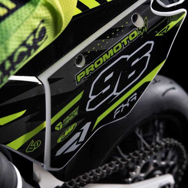 LOSI 1/4 Promoto-SM FXR Supermoto Motocicleta RTR (Batería y Cargador Incluidos), Color Blanco - Imagen 18