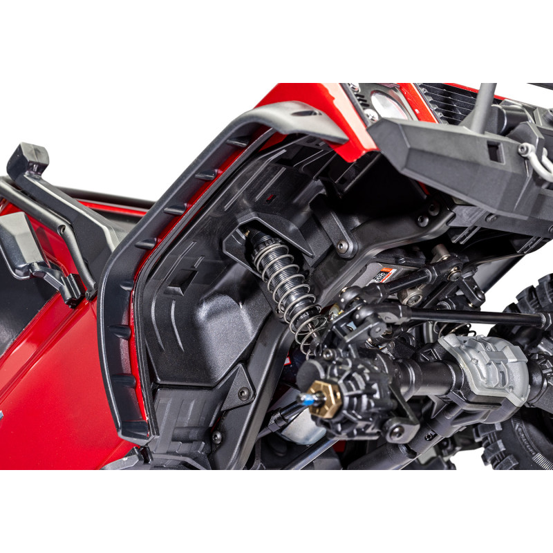 PACK 3000 TRX4 LAND ROVER DEFENDER CRAWLER 4X4+CAMBIO DE SERVO ORIGINAL A YELLOW 30KG+BATERIA TRX 3000MAH Y CARGADOR USB - Imagen 17