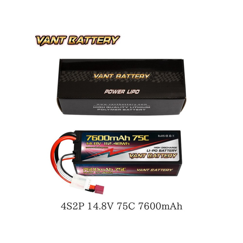 Batería Vant LiPo 4S 7.600 mAh - 75C VAN4S7600-75C-D - Imagen 3