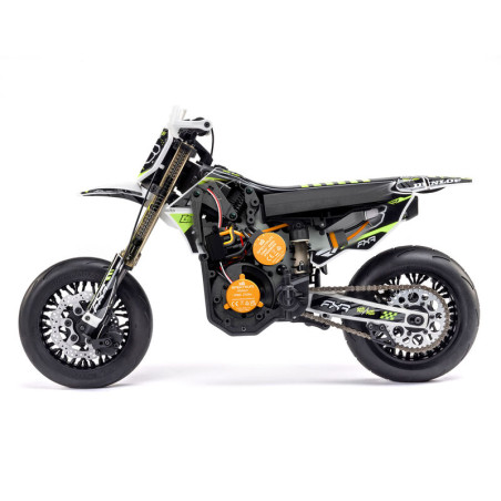 LOSI 1/4 PROMOTO-SM FXR SUPERMOTO RTR Básica, Blanca - Imagen 8