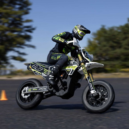 LOSI 1/4 PROMOTO-SM FXR SUPERMOTO RTR Básica, Blanca - Imagen 9