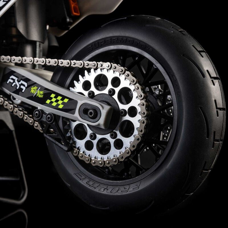 LOSI 1/4 PROMOTO-SM FXR SUPERMOTO RTR Básica, Blanca - Imagen 10