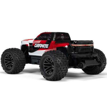 CAMION MONSTRUO ARRMA 1/10 GRANITE 223S BRUSHLESS 4WD RTR ROJO - Imagen 9