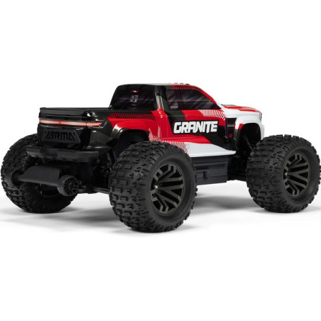 CAMION MONSTRUO ARRMA 1/10 GRANITE 223S BRUSHLESS 4WD RTR ROJO - Imagen 10