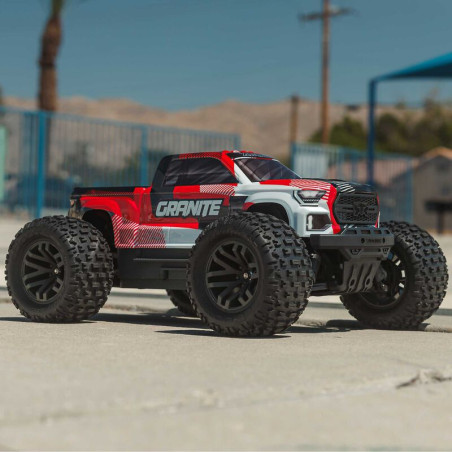 CAMION MONSTRUO ARRMA 1/10 GRANITE 223S BRUSHLESS 4WD RTR ROJO - Imagen 11