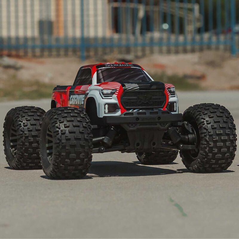 CAMION MONSTRUO ARRMA 1/10 GRANITE 223S BRUSHLESS 4WD RTR ROJO - Imagen 12